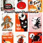Vintage Halloween Printable Trick or Treat Bags Collage Cards Retro Images PDF Instant Digital Download Retro Loot Goodie Bag Clip Art