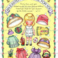 Vintage Three Easter Girls Paper Doll Pages Retro 1980s PDF Instant Digital Download Pretty Sunday Best Cute Kitsch Little Ladies Clipart