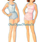 Vintage Paper Dolls Teen Time 1960 Printable PDF Instant Digital Download 2 Pretty Teenagers Girl Friends Cute Clothes Clip Art