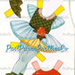 Vintage Ballet Paper Doll Pretty Blonde Little Ballerina PDF Printable Instant Digital Download Cute Big Eyed Girl Dancer Beautiful Costumes