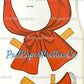 Vintage Ballet Paper Doll Pretty Blonde Little Ballerina PDF Printable Instant Digital Download Cute Big Eyed Girl Dancer Beautiful Costumes
