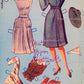 Vintage Paper Dolls War Girls 1942 Printable PDF Instant Digital Download 4 USA WWII Gals Wartime Era Women Ladies Clip Art