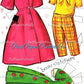 Vintage Paper Dolls Teen Time 1960 Printable PDF Instant Digital Download 2 Pretty Teenagers Girl Friends Cute Clothes Clip Art
