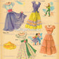 Vintage Paper Dolls Merry Teens c. 1950s Printable PDF Instant Digital Download 4 Pretty Teenager Girls Friends Dolls Clip Art