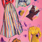 Vintage Paper Dolls War Girls 1942 Printable PDF Instant Digital Download 4 USA WWII Gals Wartime Era Women Ladies Clip Art