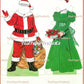 Vintage Christmas Paper Dolls Santa and Mrs. Claus Printable PDF Instant Digital Download Holiday Craft Clipart