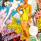 Vintage Paper Dolls Esther William Movie Star 1953 Printable PDF Instant Digital Download Hollywood Actress Starlet Cut Outs Doll Clip Art